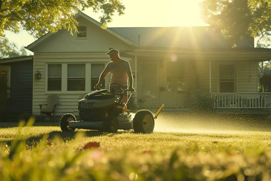 grass lawn mower