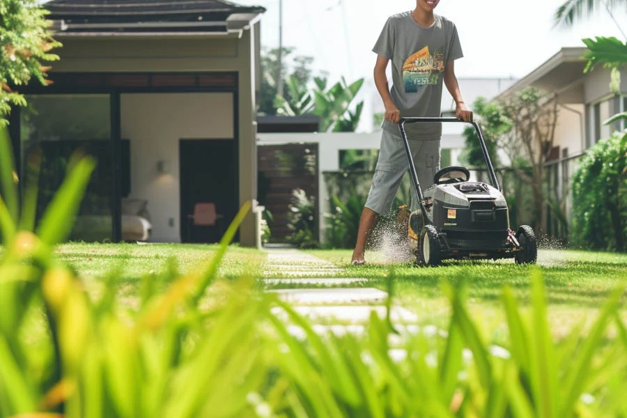 small electric lawnmowers